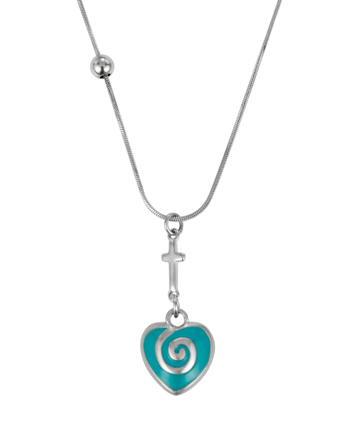 엔프프(NFF) heartmaze necklace-blue