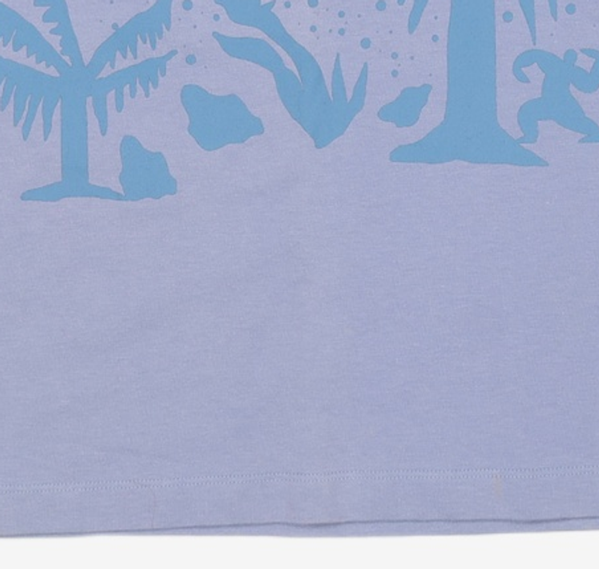 애드오프(ADDOFF) PALM TREE PRINTING T-SHIRT SKY BLUE M