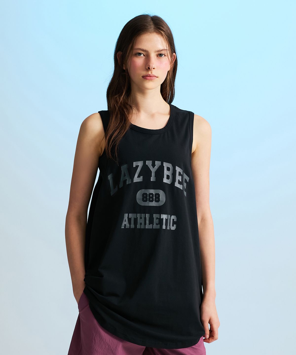 레이지비(LAZYBEE) 프레시 코튼 오버핏 나시 래쉬가드 비치웨어 M (3컬러)