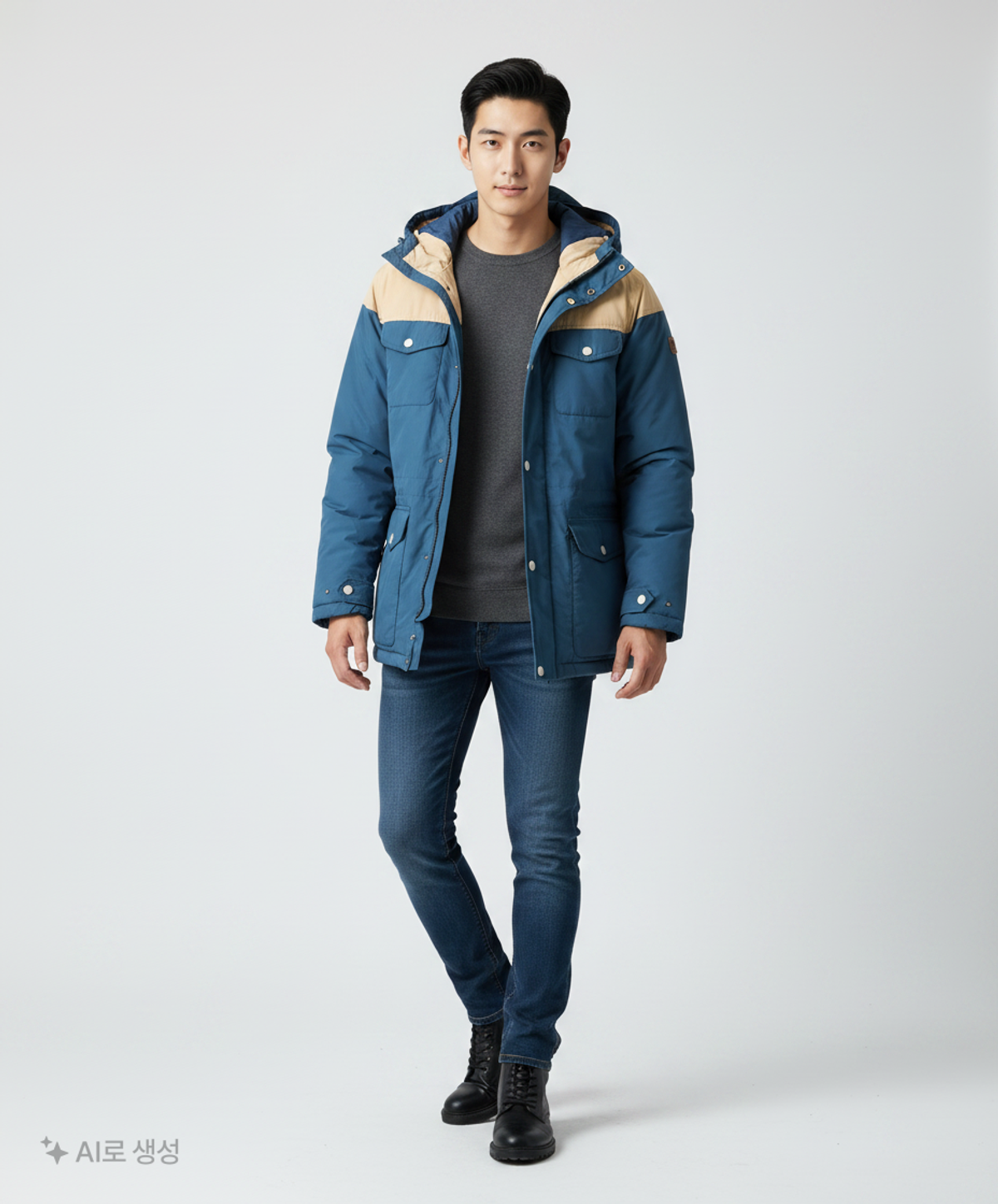 노스페이스(THE NORTH FACE) 숏 패딩/숏 헤비 아우터 M