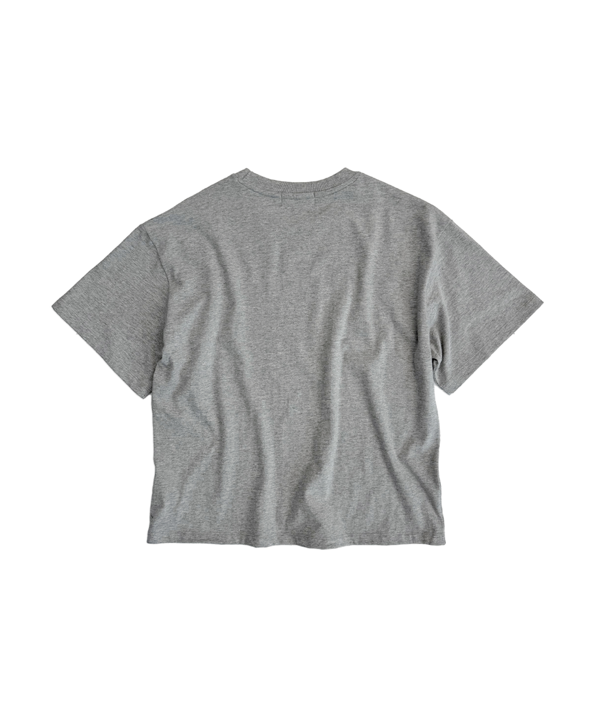언유즈랩(UNUSEDLAB) (UNISEX) UUL 레터링 반팔 티셔츠 [그레이]