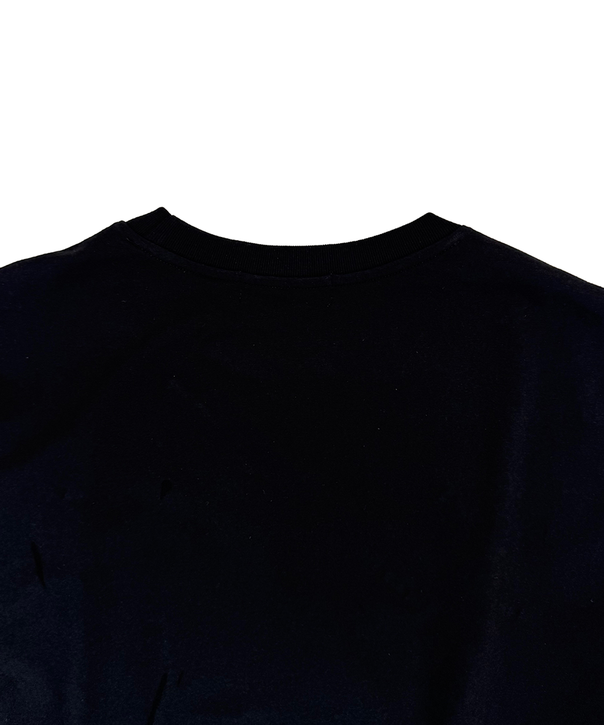 언유즈랩(UNUSEDLAB) (UNISEX) UUL 레터링 반팔 티셔츠 [블랙]