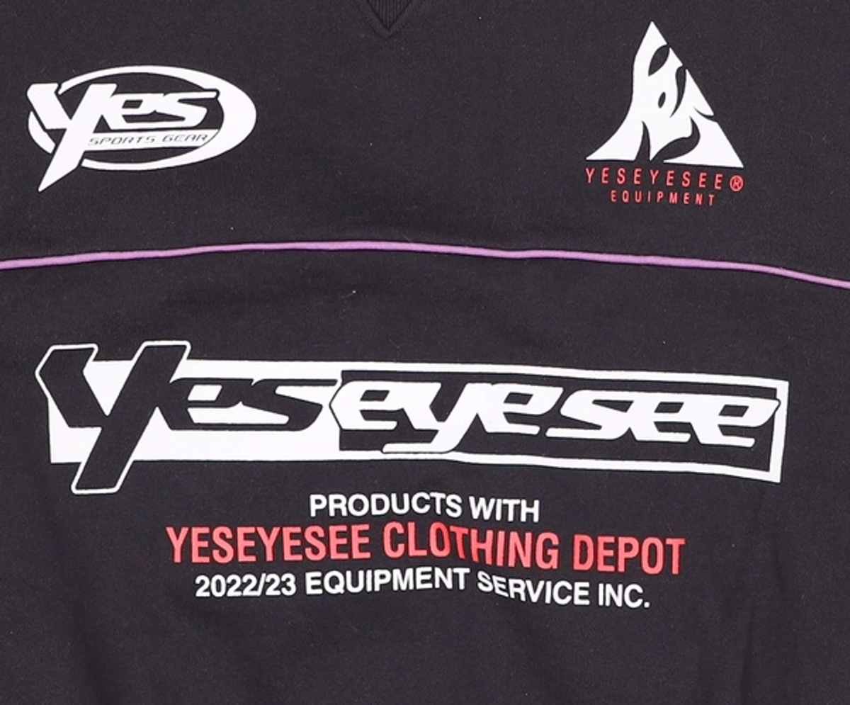 예스아이씨(YESEYESEE) Y.E.S Piping Sweatshirt Black S
