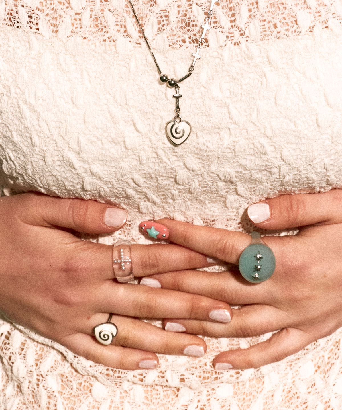 엔프프(NFF) heartmaze ring-white