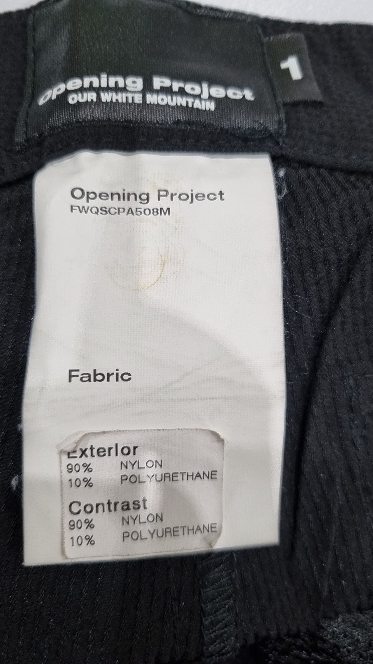 오프닝프로젝트(OPENING PROJECT) Riddler Adventure Pants - Black 1