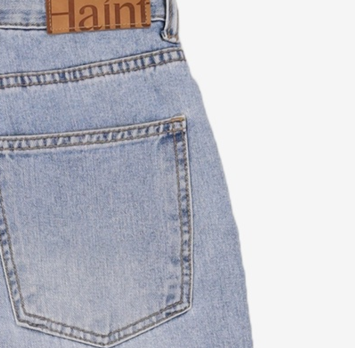 헤인트(HAINT) 컬쳐 루즈 데님 팬츠 S