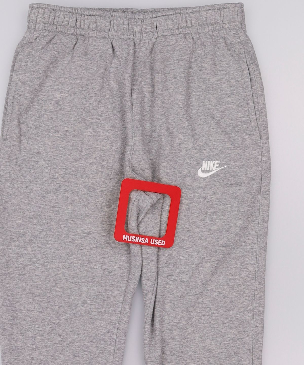 나이키(NIKE) 스포츠웨어 클럽 플리스 팬츠 M - 다크 그레이 헤더:매트 실버:화이트 / BV2708-063 80