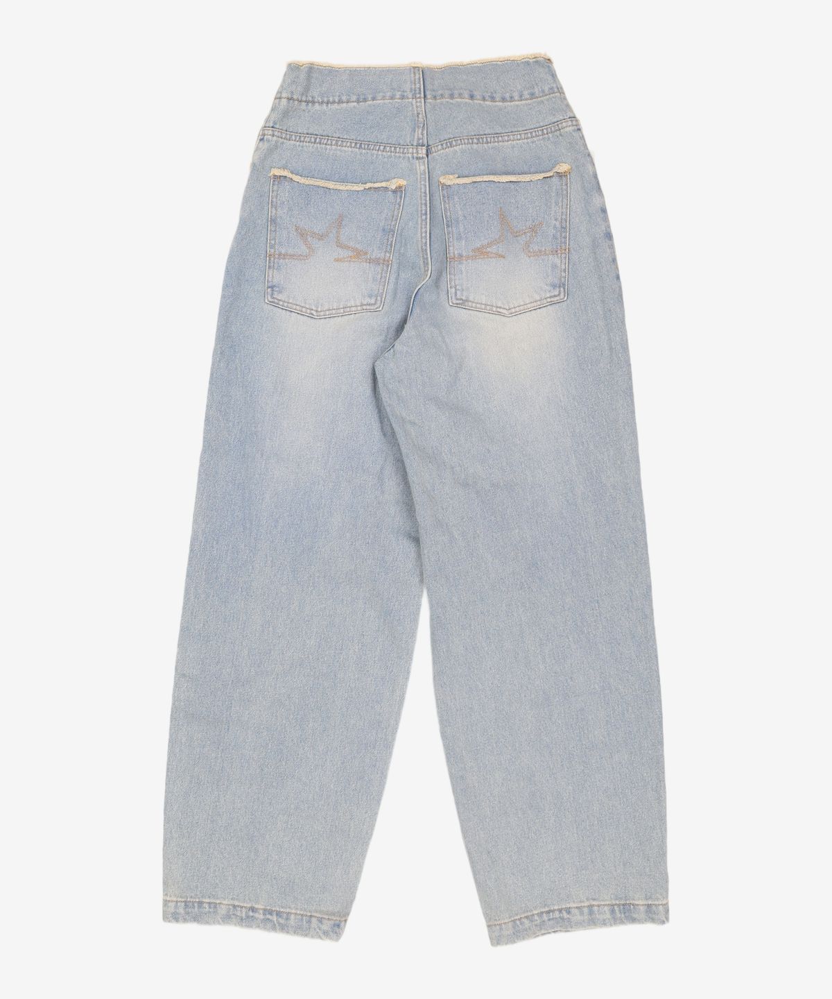 아카이브 볼드(ARCHIVE BOLD) DESTROYED DENIM PANTS (LIGHT BLUE) M