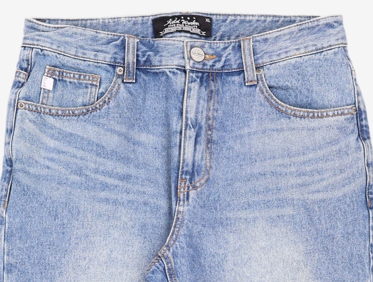 필드워커(FIELDWORKER) 홀스톤워싱와이드데님 WHOLE STONE WASHED WIDE FIT DENIM XL