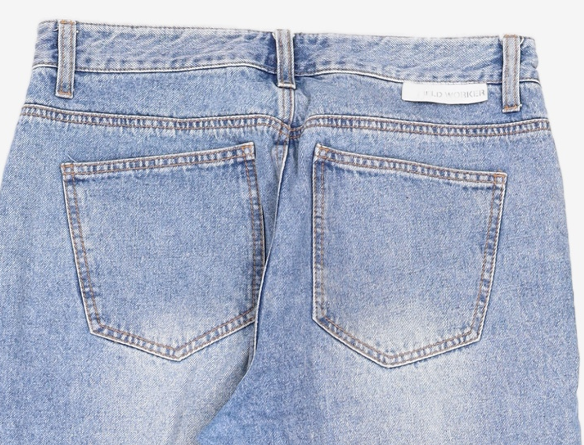 필드워커(FIELDWORKER) 홀스톤워싱와이드데님 WHOLE STONE WASHED WIDE FIT DENIM XL