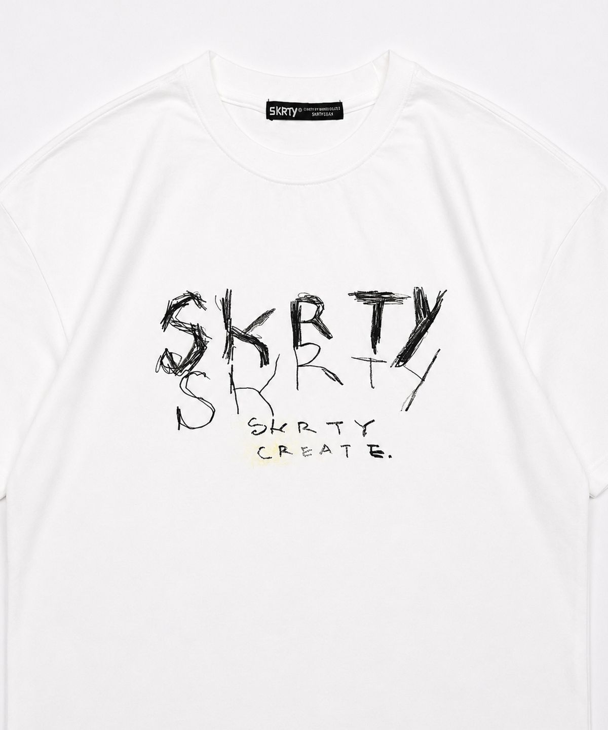 스컬티(SKRTY) 그래픽 코튼 프린트 티셔츠