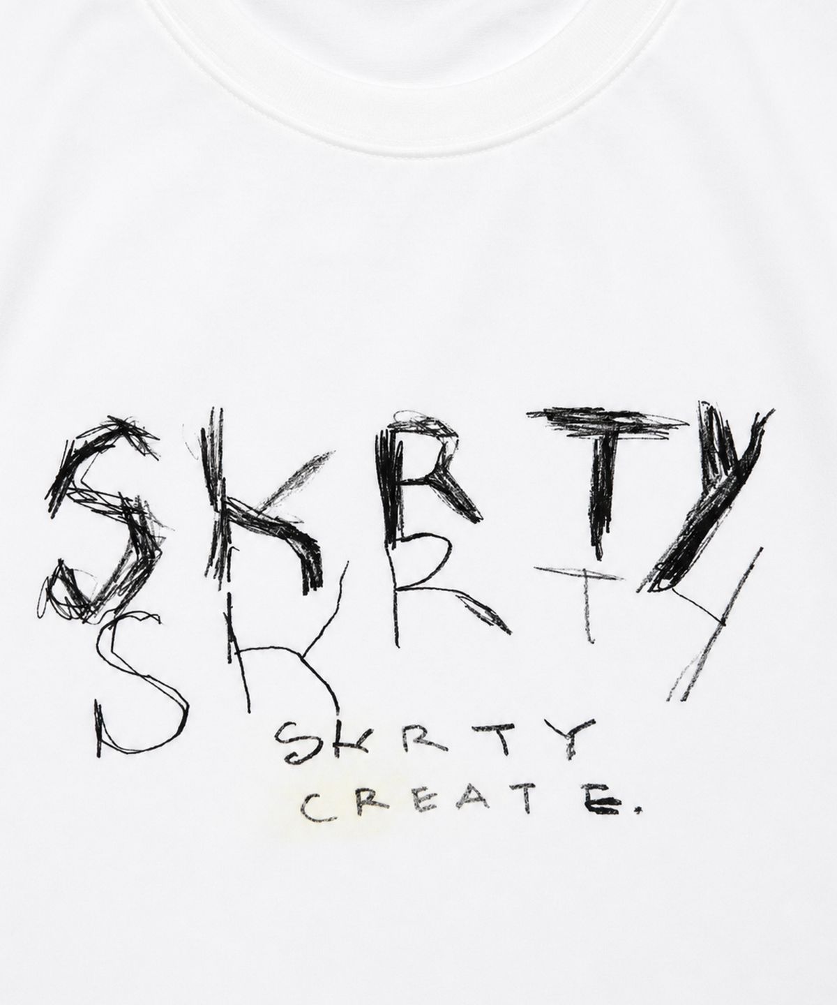 스컬티(SKRTY) 그래픽 코튼 프린트 티셔츠