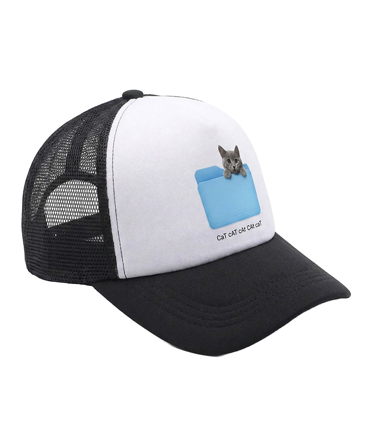 어라이트앵글(ARIGHTANGLE) Cat folder trucker cap (2 Color)