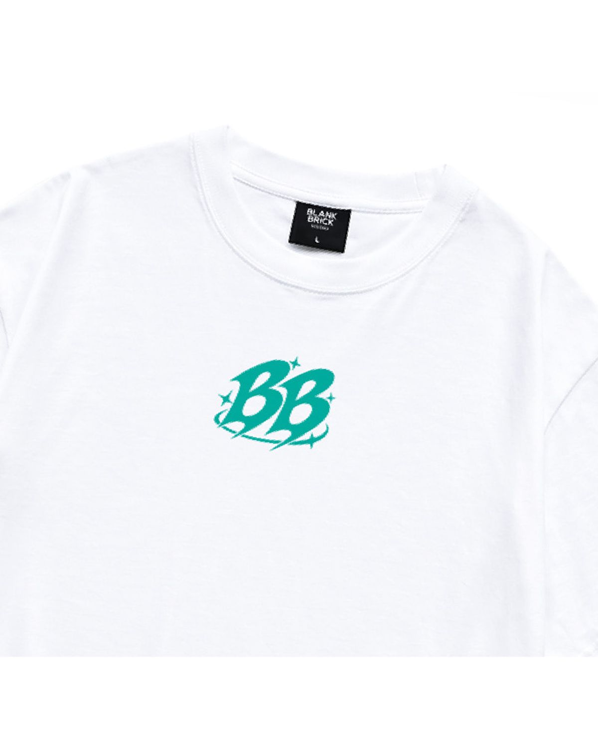 블랭크브릭(BLANKBRICK) BB 라이프 반팔티셔츠(화이트)