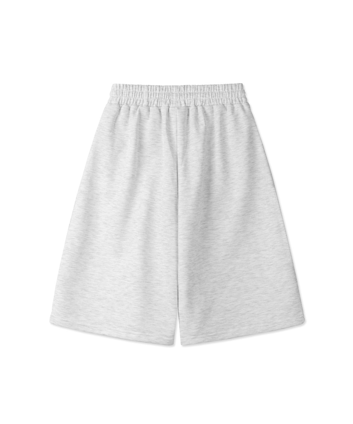 뎃츠잇(THAT'S IT) 가벼운 원턱 버뮤다 스웨트 팬츠 라이트그레이
