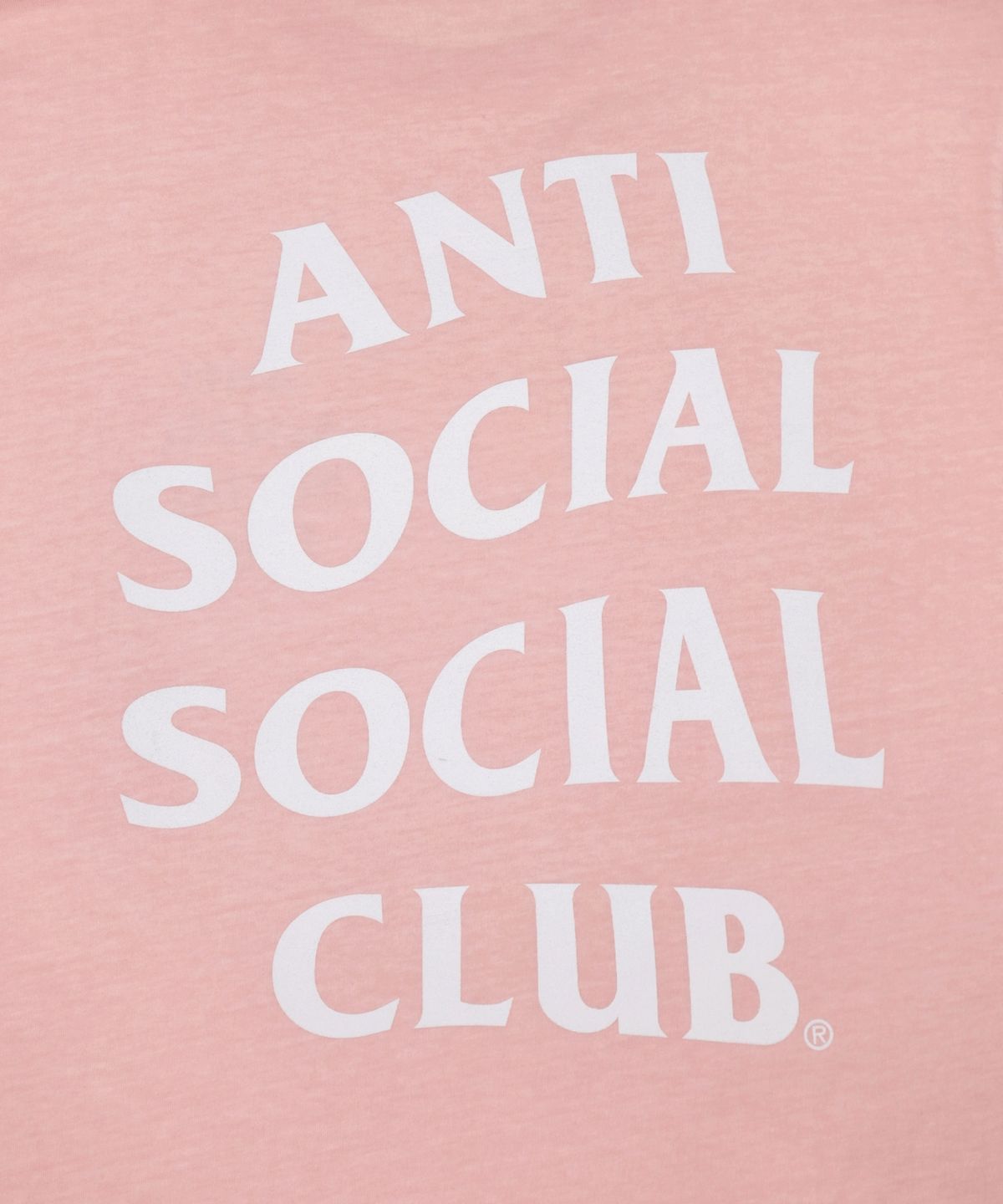 안티 소셜 소셜 클럽(ANTI SOCIAL SOCIAL CLUB) GARMENT DYED LOGO TEE  PINK