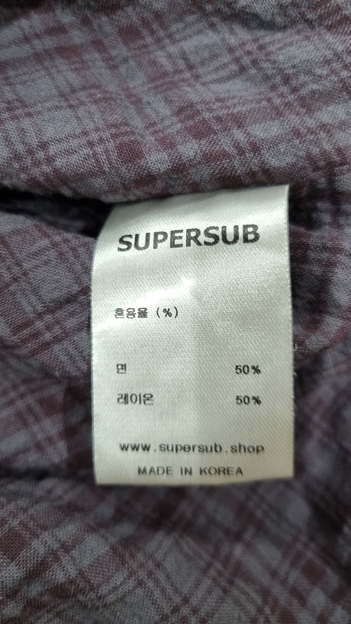슈퍼서브(SUPERSUB) 캐주얼 셔츠 3