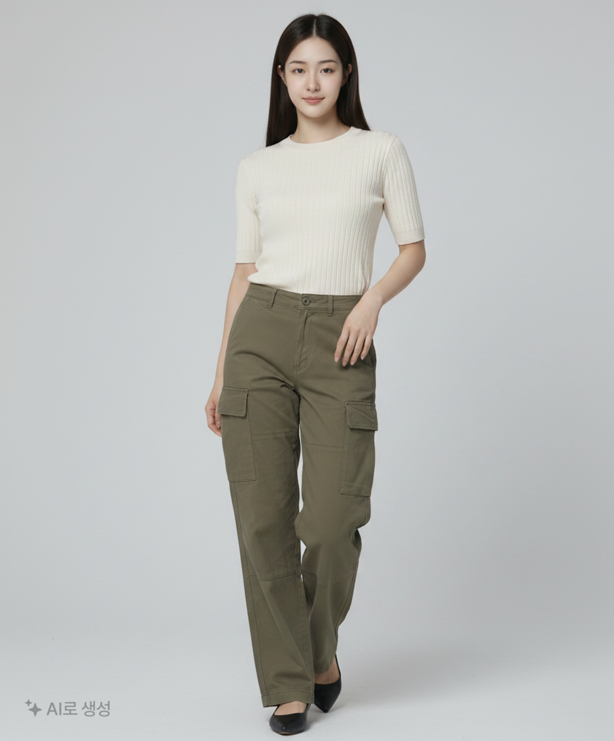 유니클로(UNIQLO) 코튼 팬츠 S