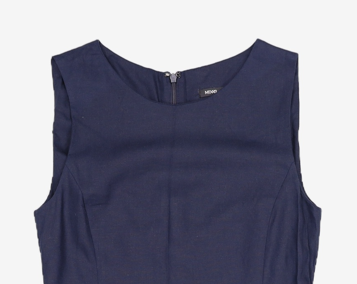 미쏘(MIXXO) 린넨 슬리브리스 원피스 MIWOW9706A M