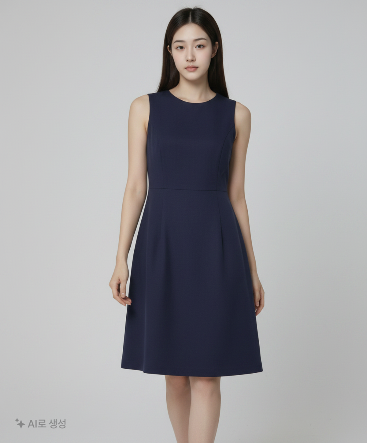 미쏘(MIXXO) 린넨 슬리브리스 원피스 MIWOW9706A M