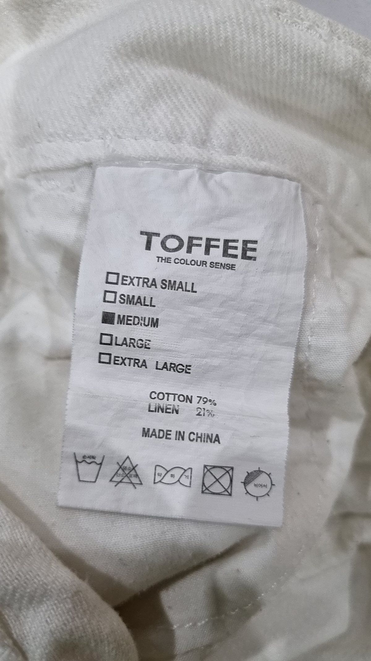 토피(TOFFEE) 코튼 팬츠 M