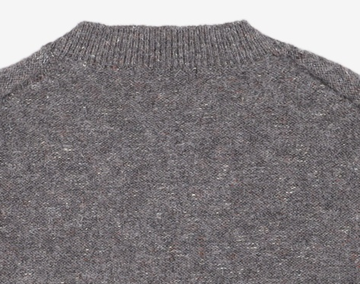마틴플랜(MARTIN PLAN) Reims Hairy Cardigon - GREY 100
