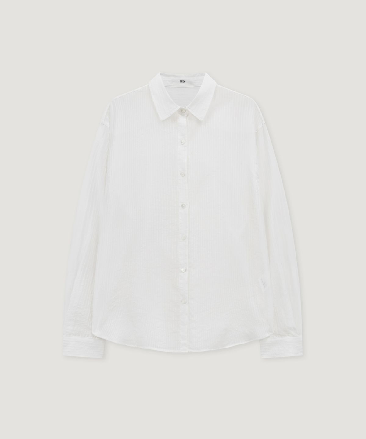 페르브(FERV) Overfit Stripe Shirt - Ivory