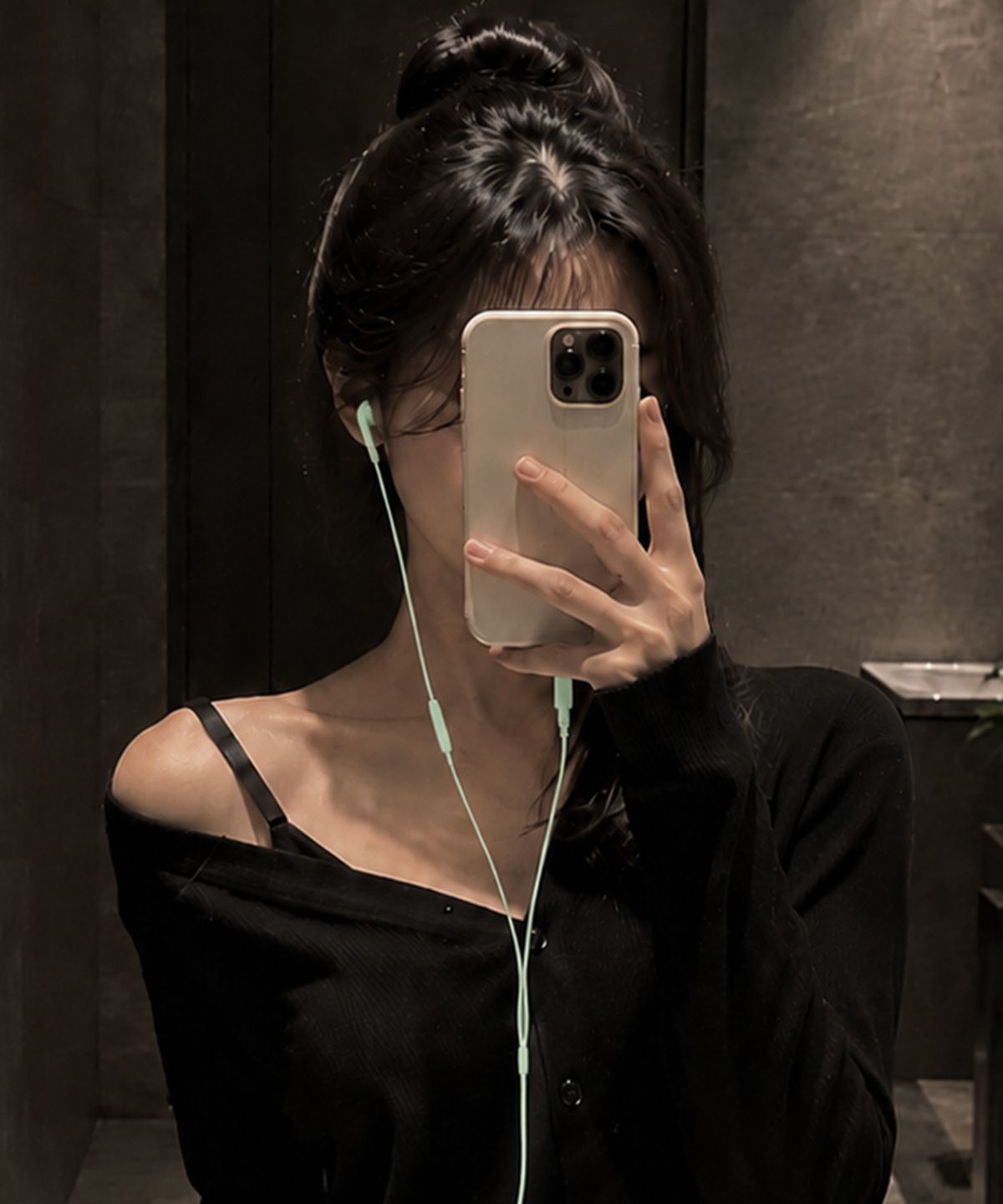 누아트(NUART) [별/도트패턴] 유선 이어폰 C타입 8핀 라이트닝 오픈형 earphone