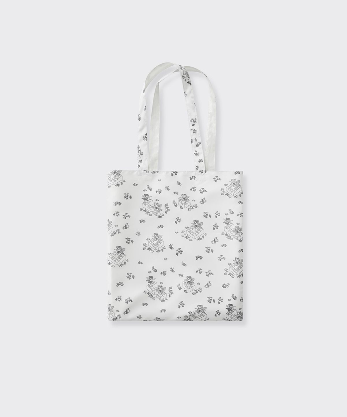 코스모스(COSMOSS) GLOW STEPS GIRL REVERSIBLE BAG (WHITE)