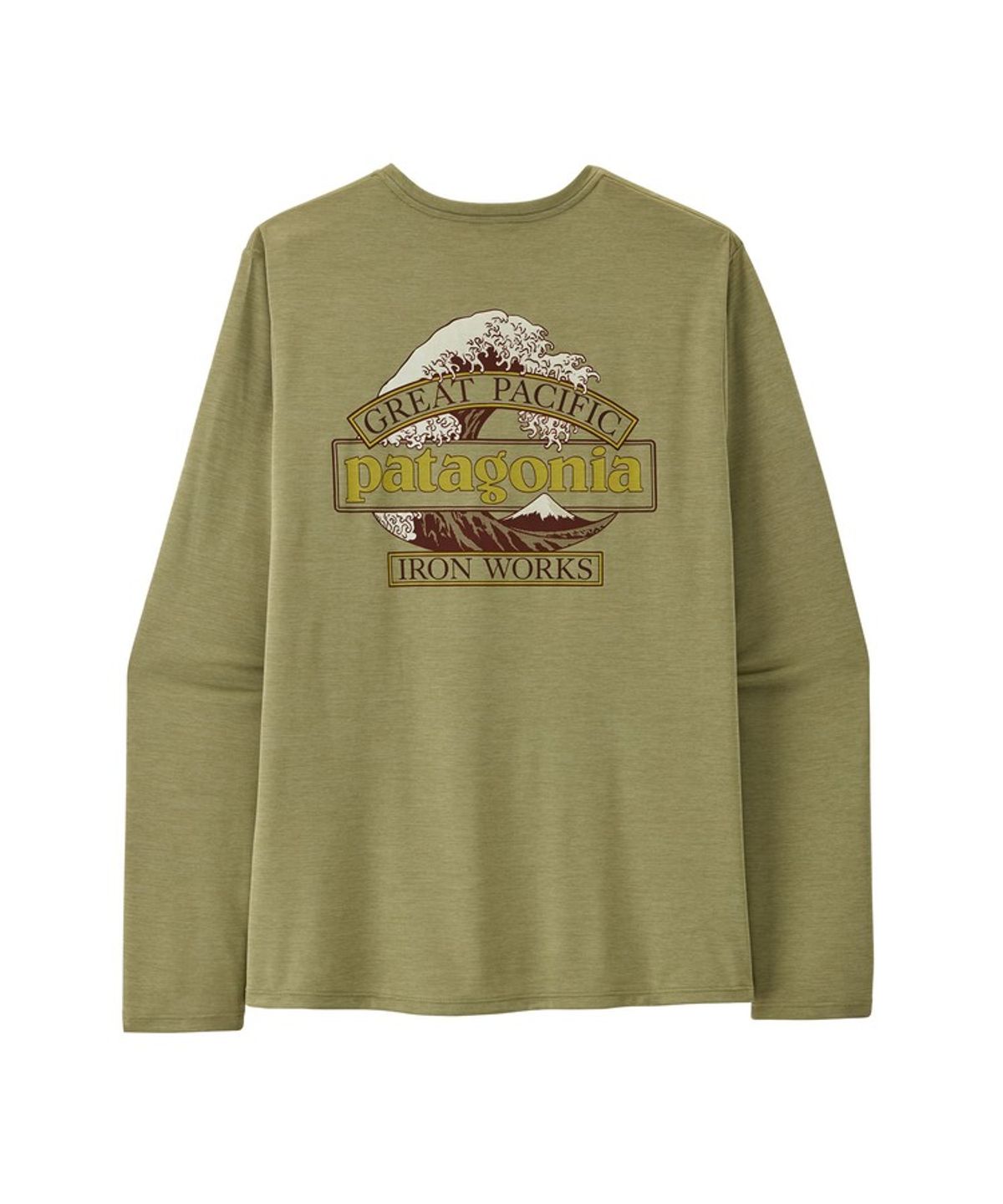 파타고니아(PATAGONIA) 멘즈 롱-슬리브드 캐필린 쿨 데일리 셔츠 - 그레이트 웨이브즈 / 45494R7