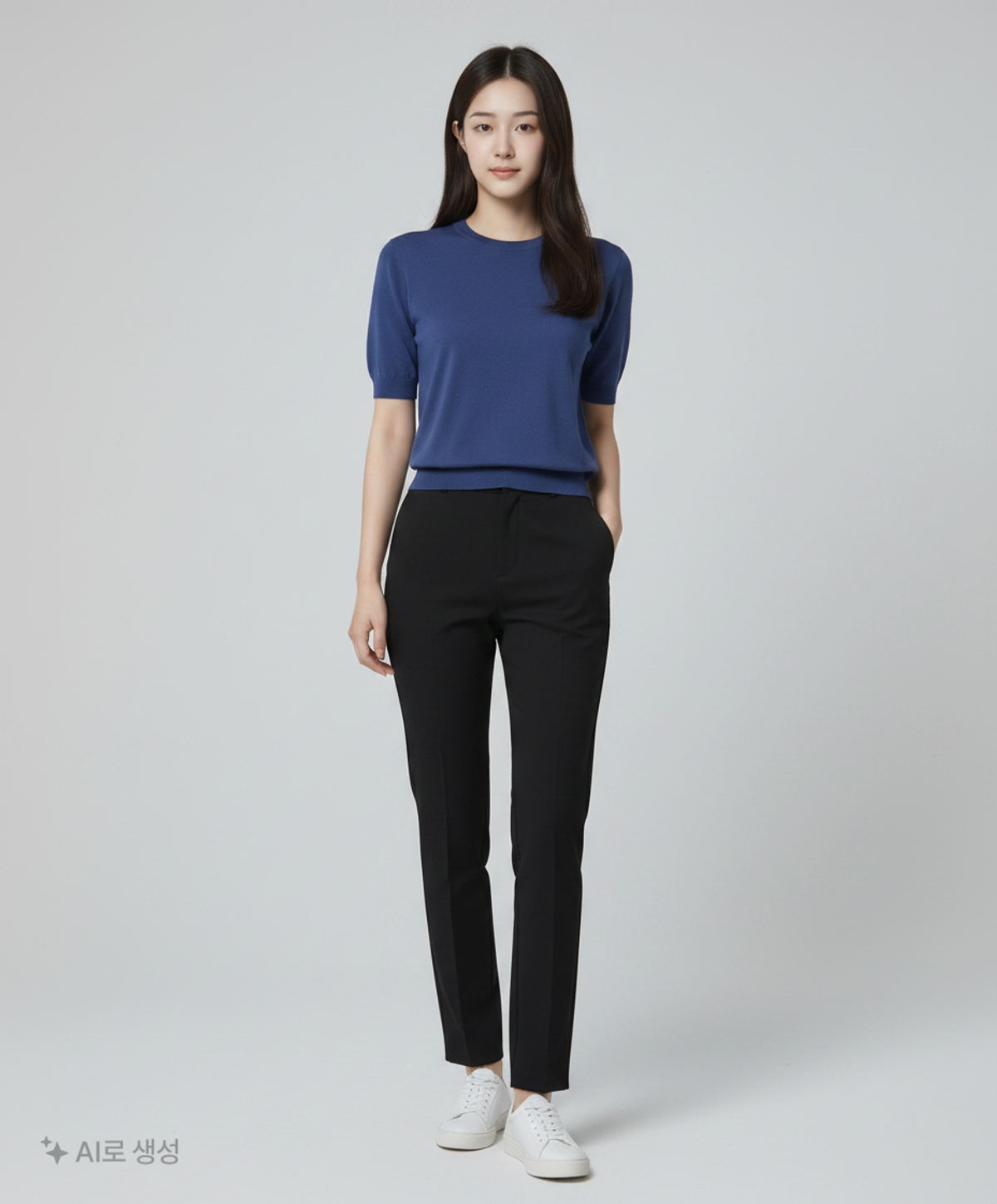 더니트컴퍼니(THEKNITCOMPANY) 에코 워셔블 썸머 니트 [네이비] XL