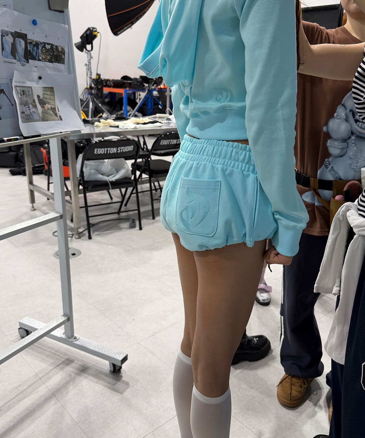 오도어(ODOR) Molly bubble shorts - Mint