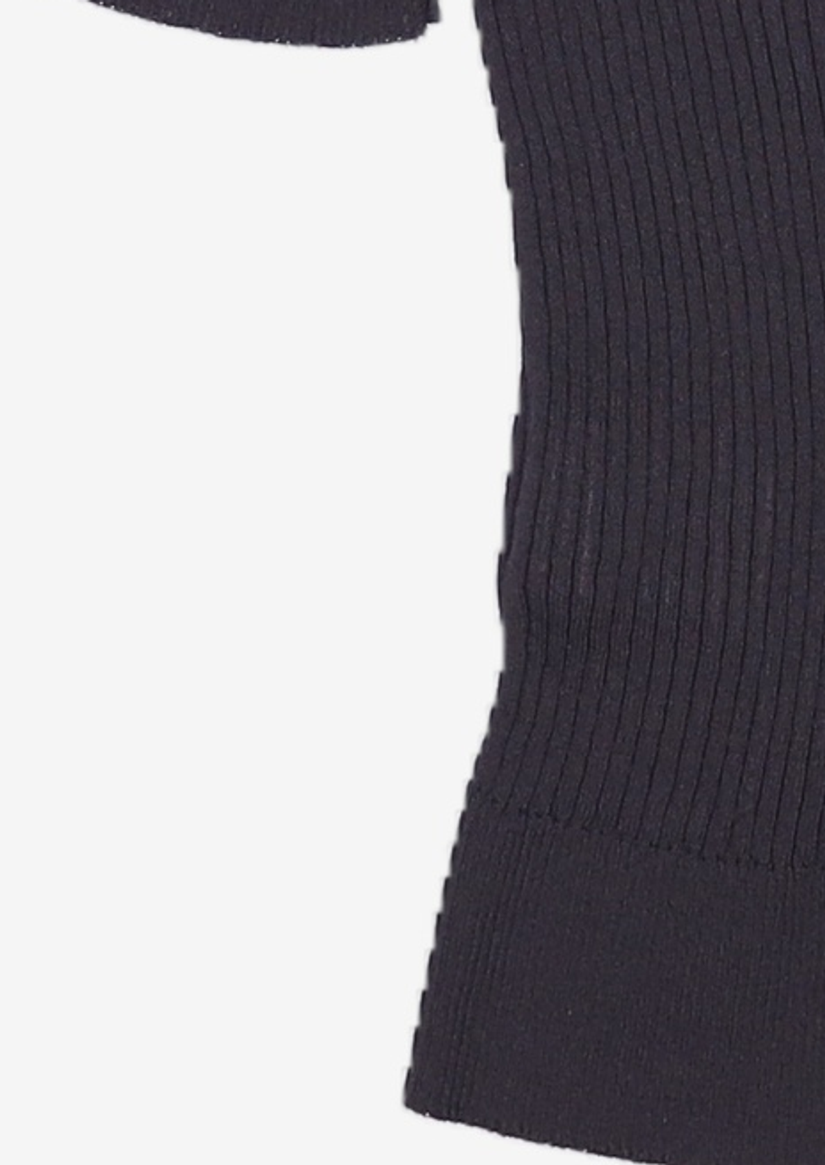 미쏘(MIXXO) 라운드 골지 슬림 반팔 스웨터 MIWKAB420T S