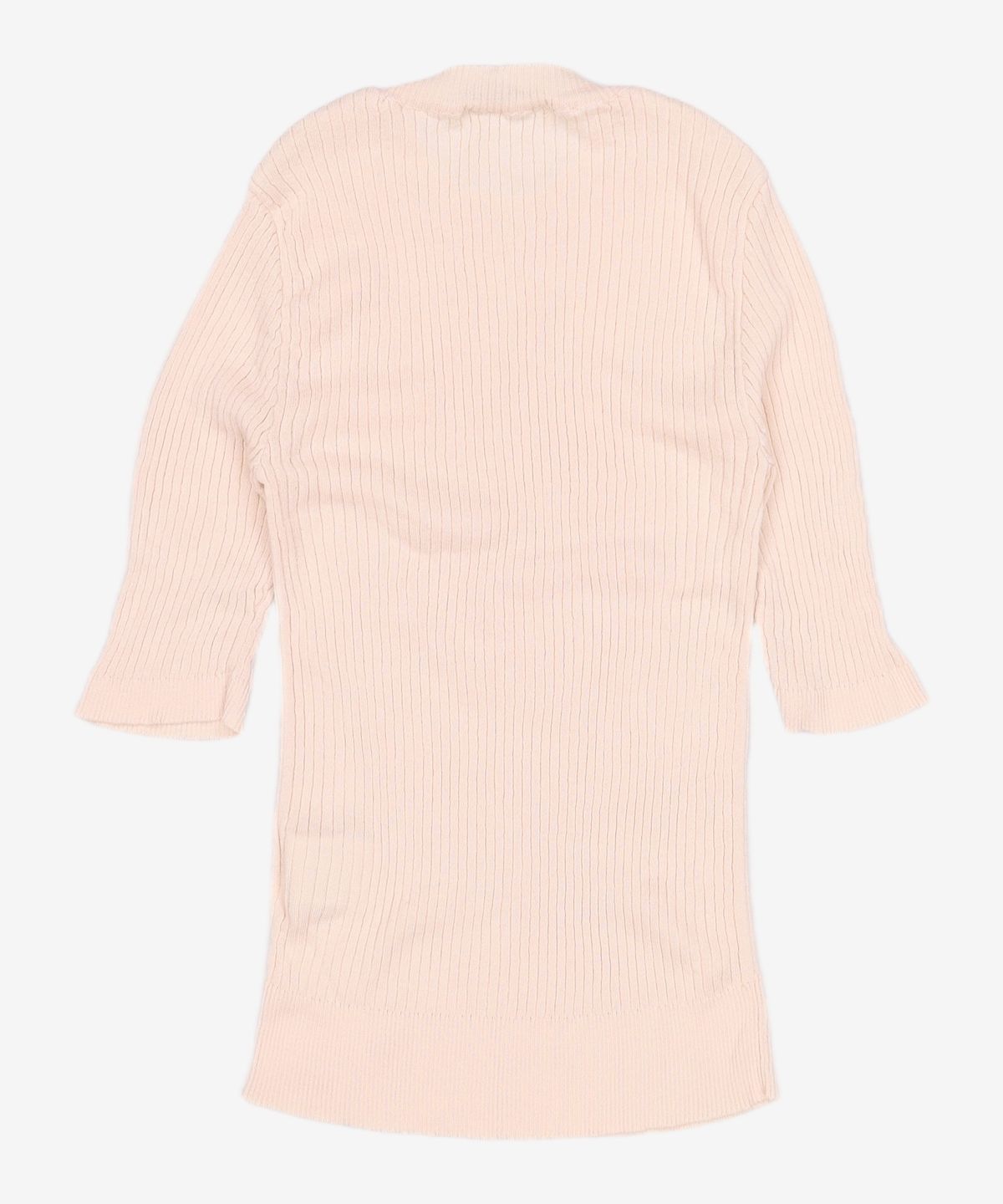 미쏘(MIXXO) 라운드 골지 슬림 반팔 스웨터 MIWKAB420T S