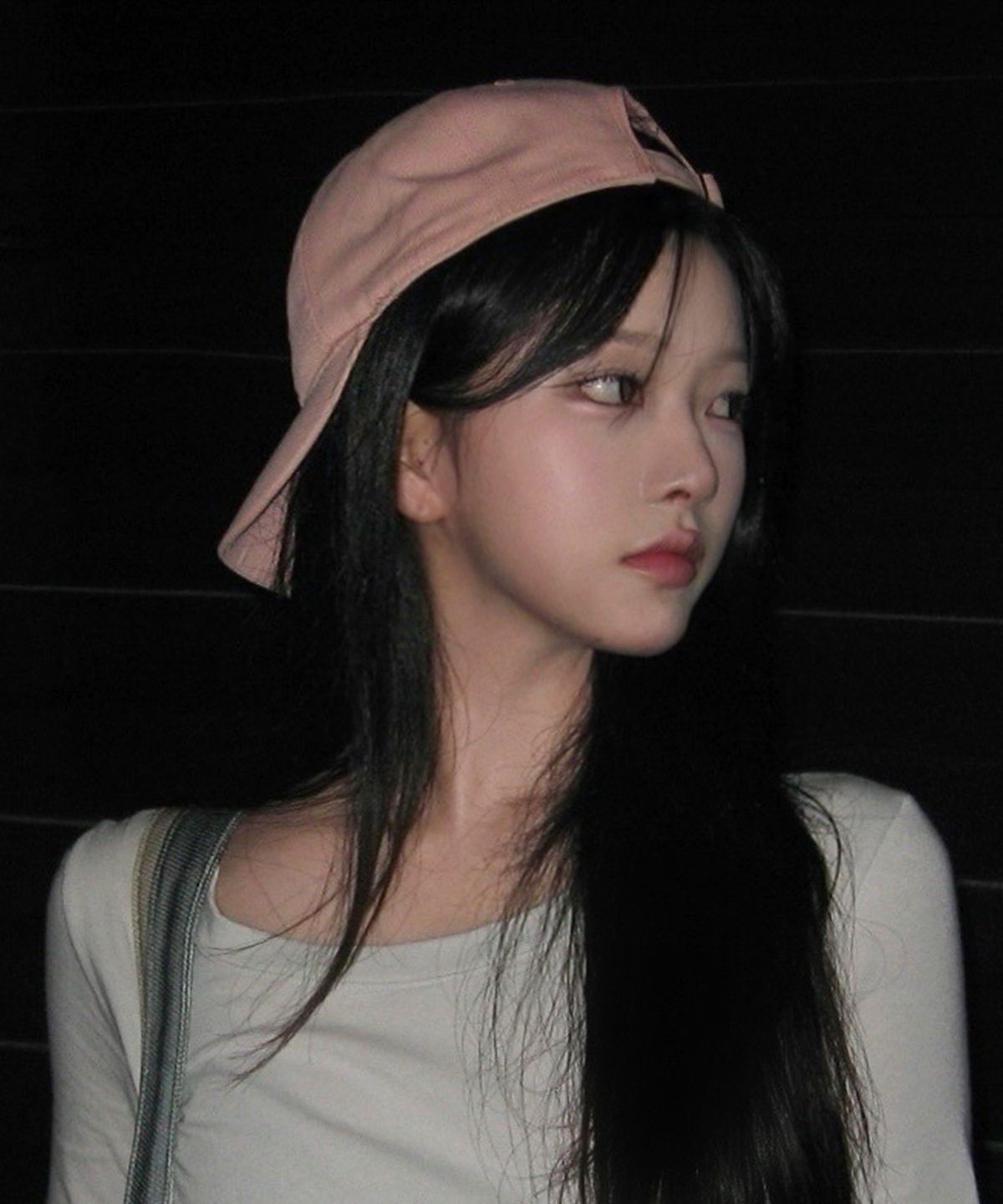 퍼지스캔(FUZZY SCAN) 아더 오브젝트 로고 볼캡 핑크