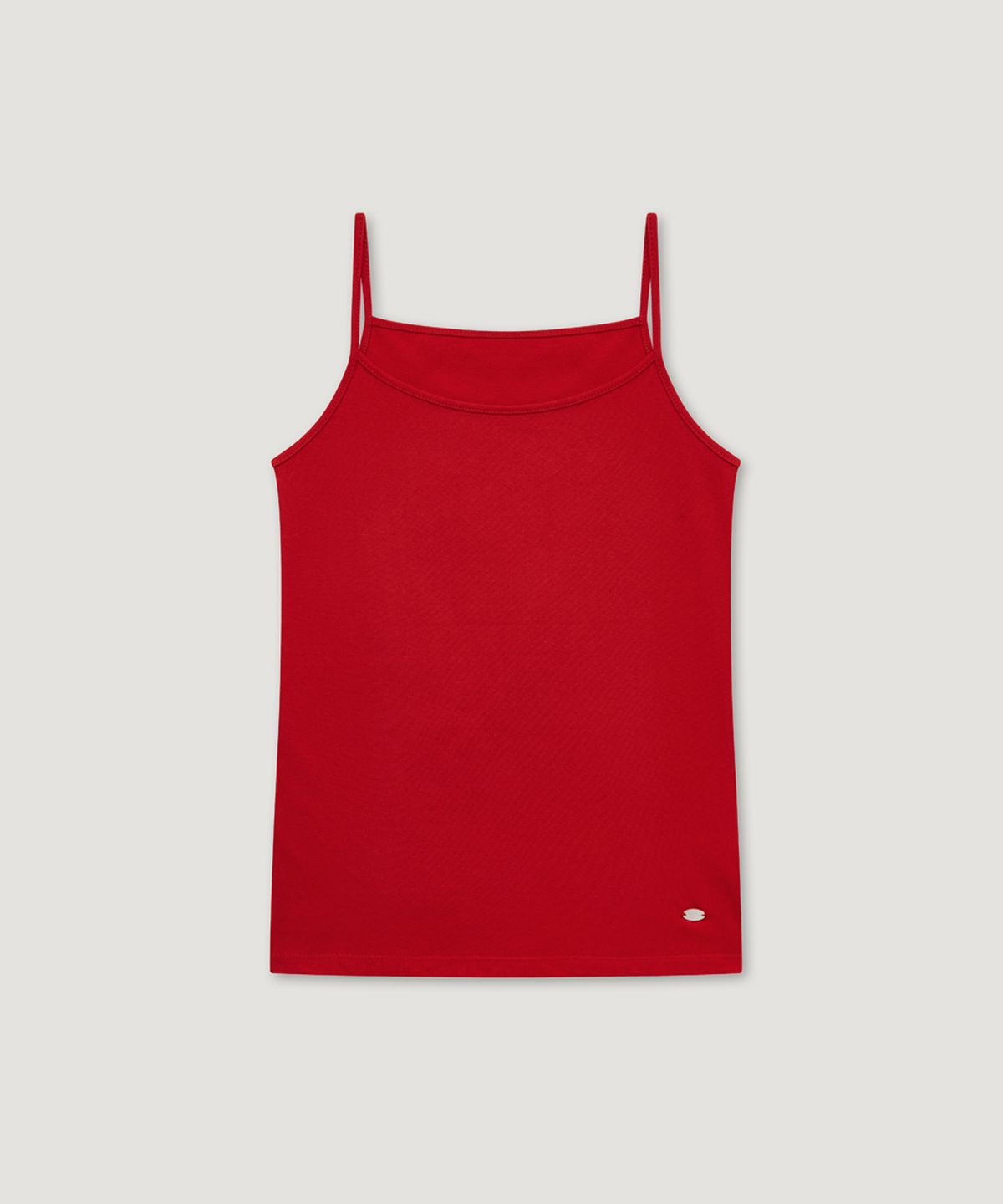 페르브(FERV) Cotton Square Neck Sleeveless - Red