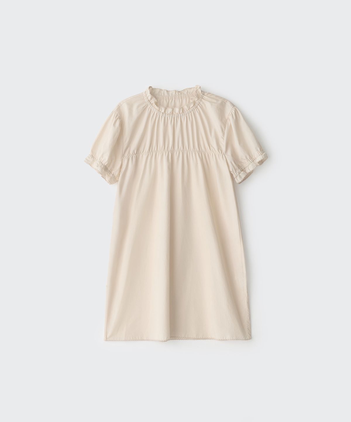 코스모스(COSMOSS) PINTUCKED TUNIC DRESS (PEACH)