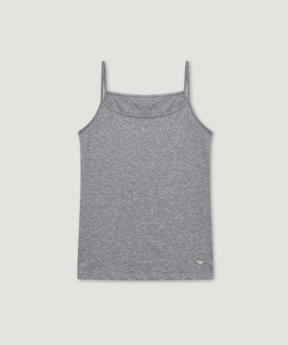 페르브(FERV) Cotton Square Neck Sleeveless - Gray