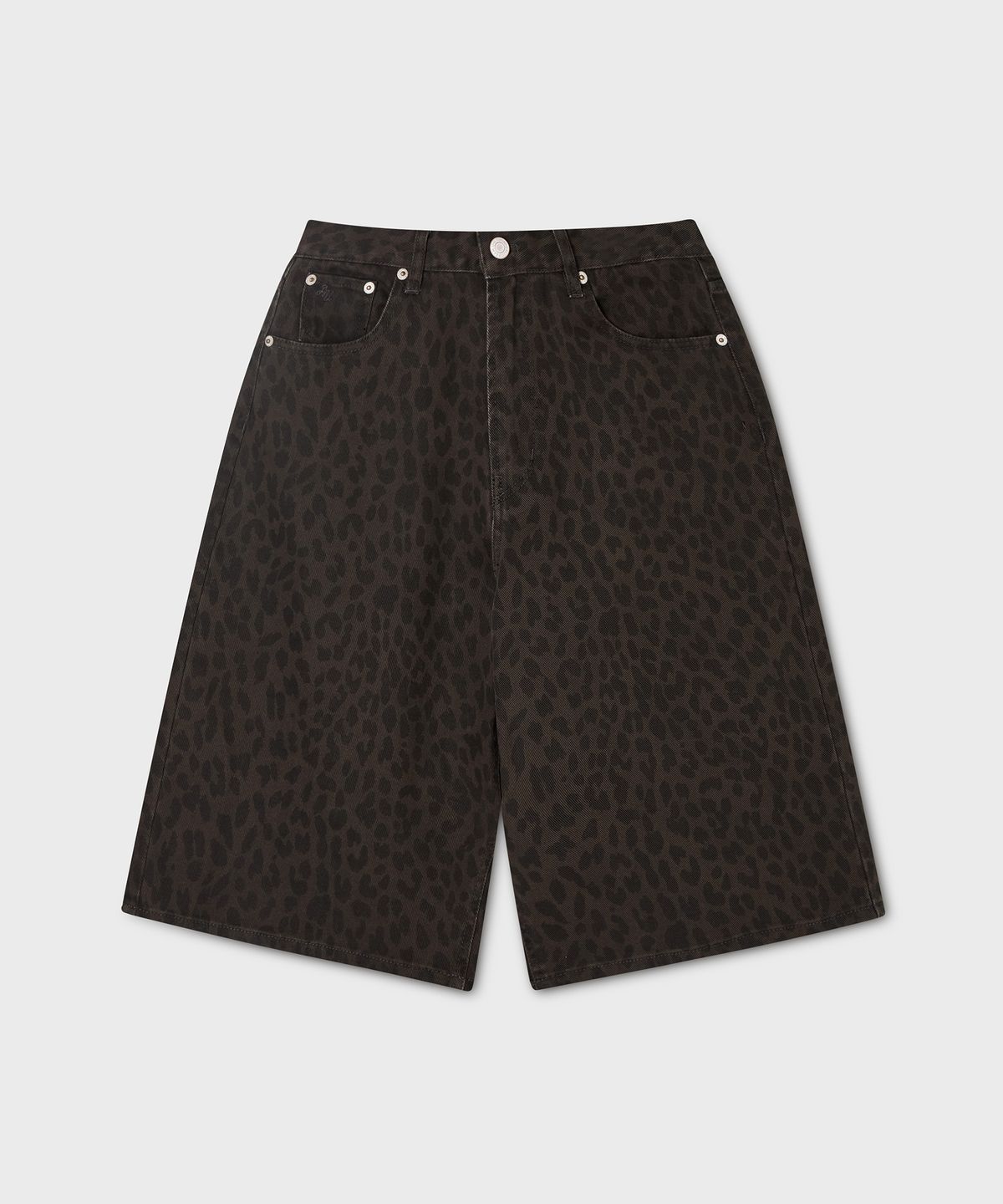 후아유(WHO.A.U) Leopeard Bermuda Pants / WHTHG3771F