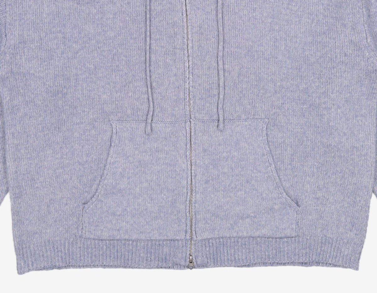토피(TOFFEE) 마일드 니트 후드 집업 (BEIGE) L