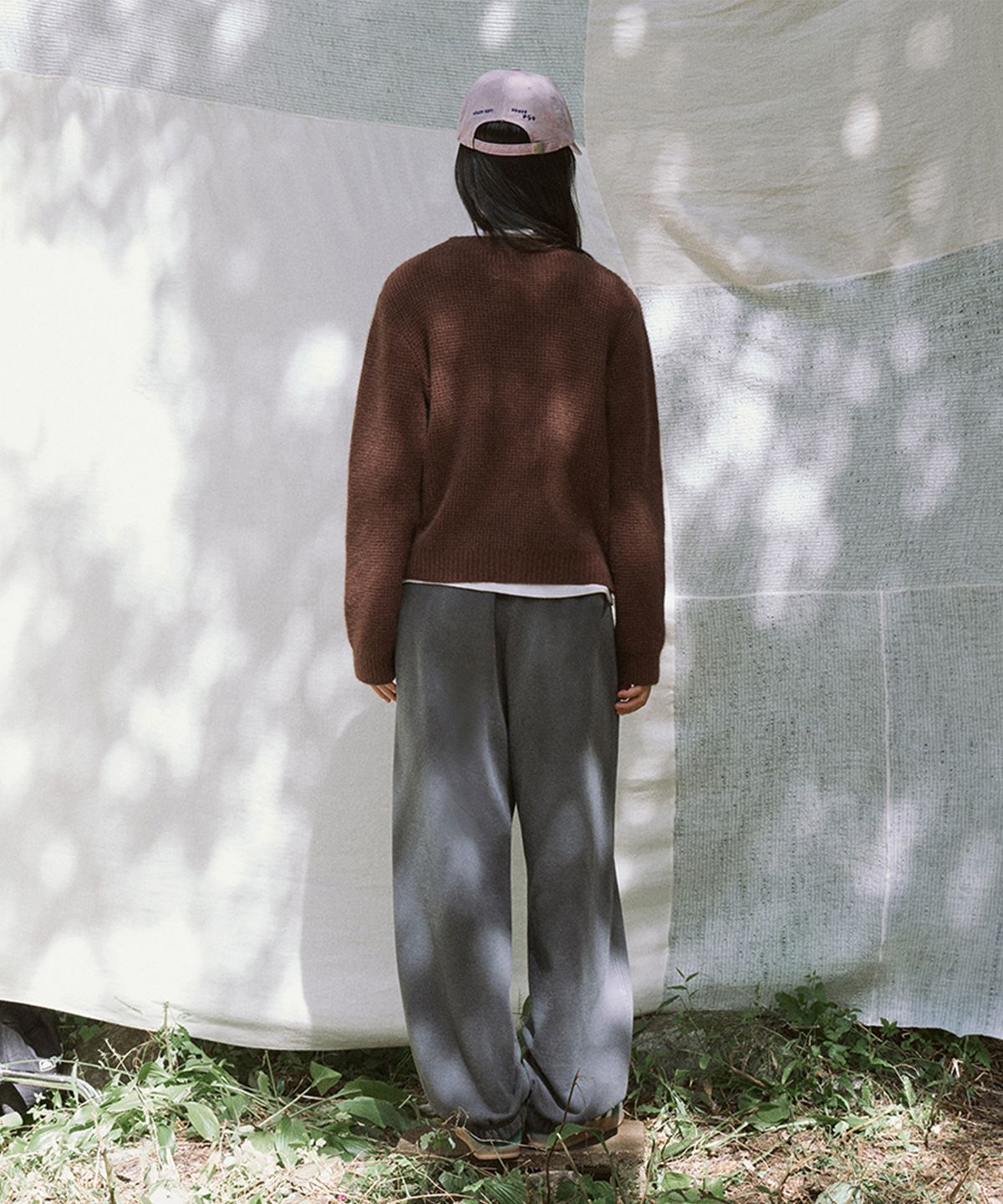 모노크롬(MONOCHROME) alle fleece pants (charcoal)