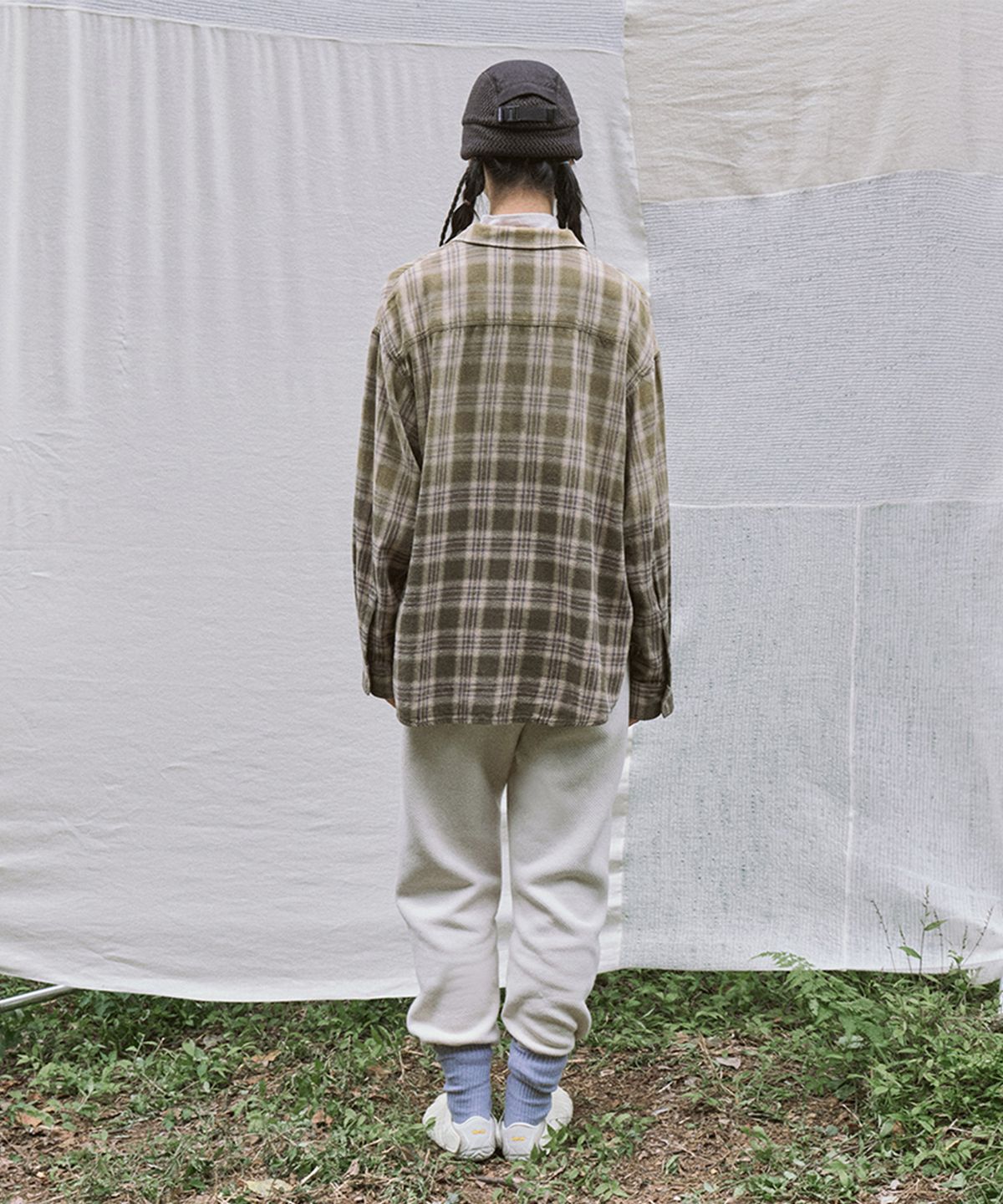 모노크롬(MONOCHROME) mons banding pants (light beige)
