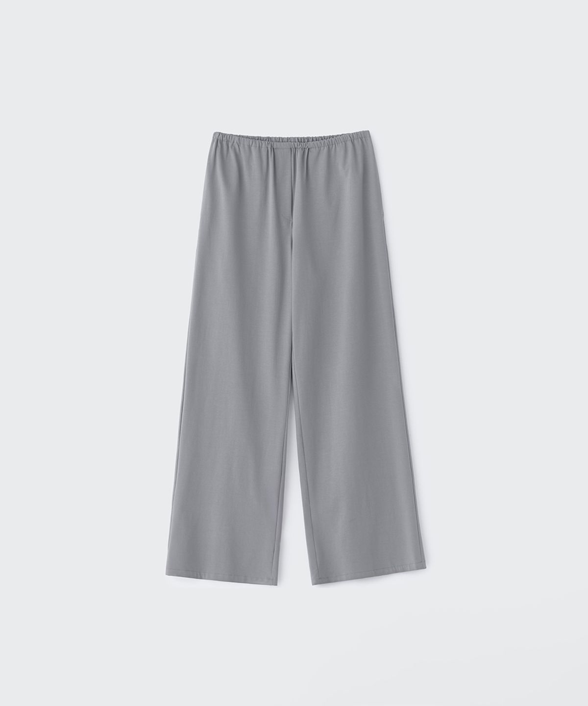 코스모스(COSMOSS) SOFT COTTON STRAIGHT PANTS (GREY)