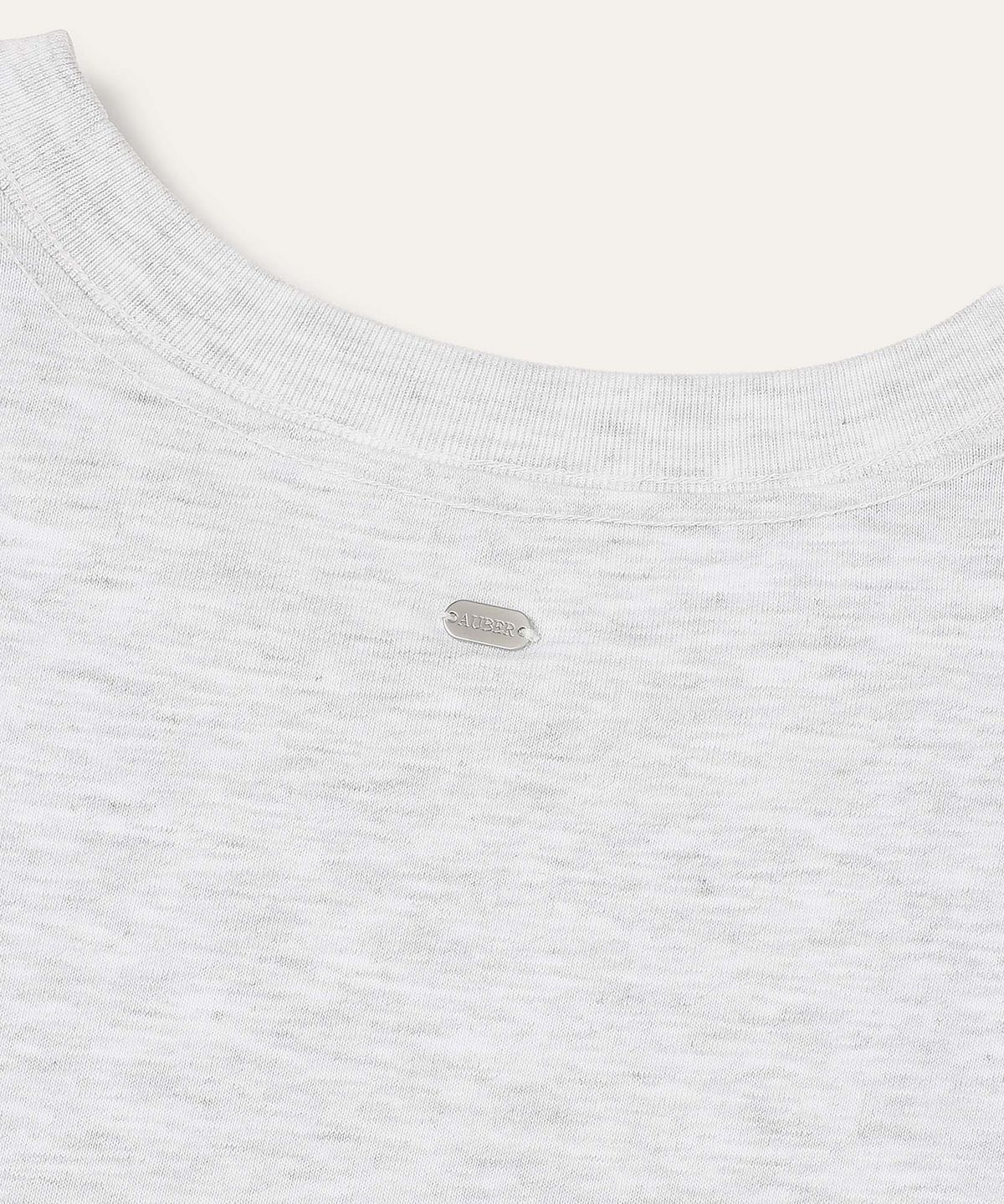 오베르(AUBER) AUBER Short Sleeve - Whitegray