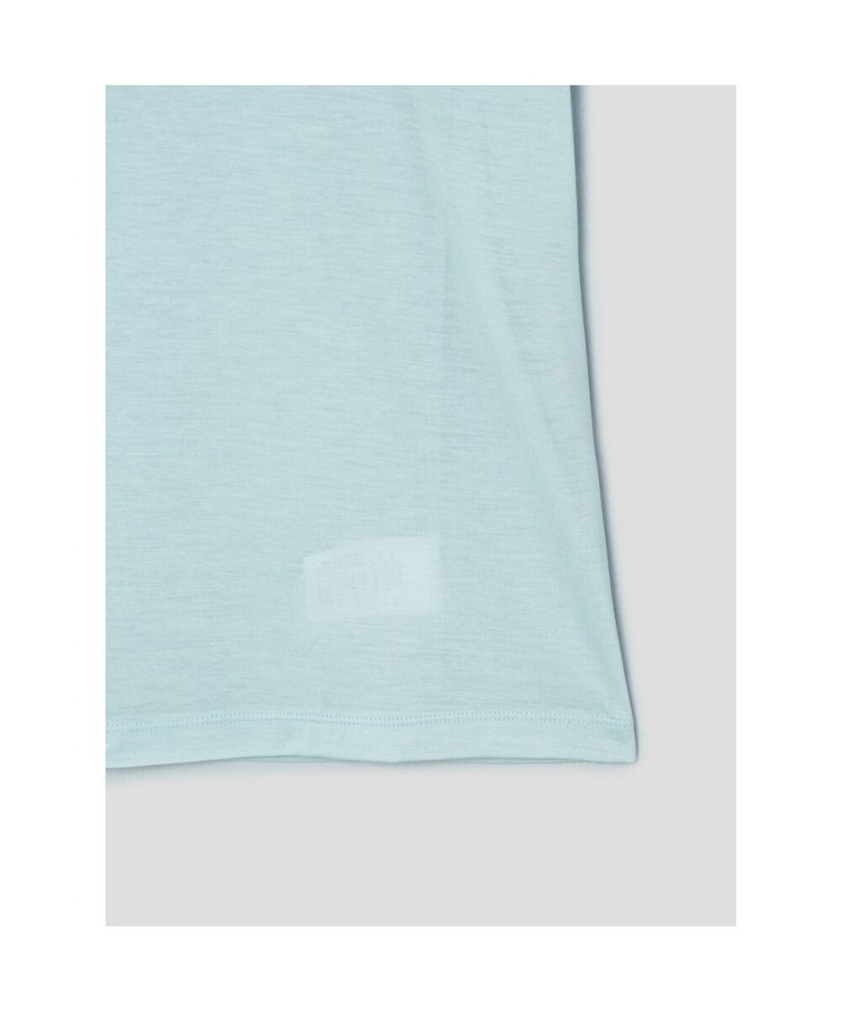 앙개(ANGGAE) Scoop Neck Short Sleeve TShirt  Sky Blue