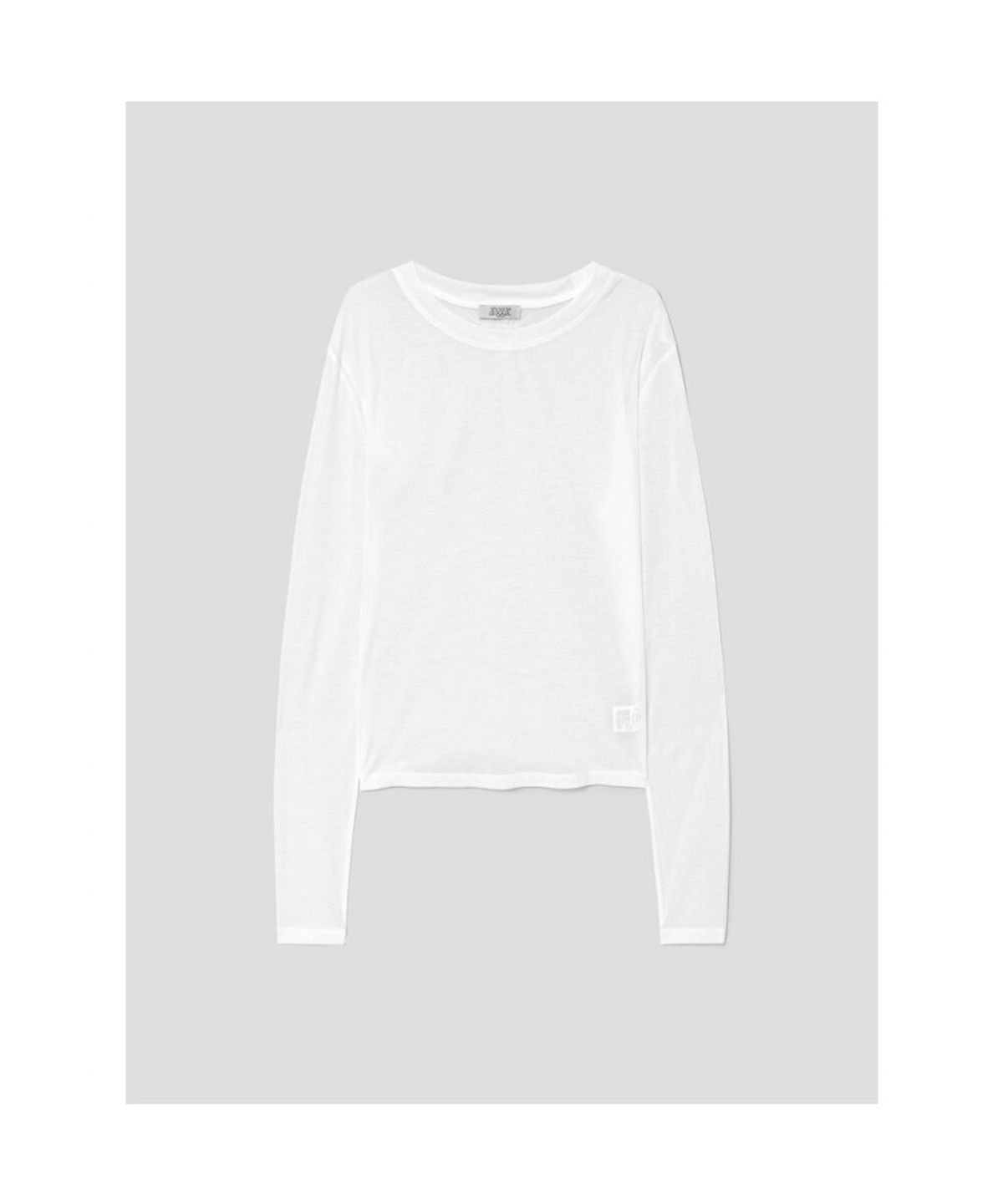 앙개(ANGGAE) Sheer TShirt  White