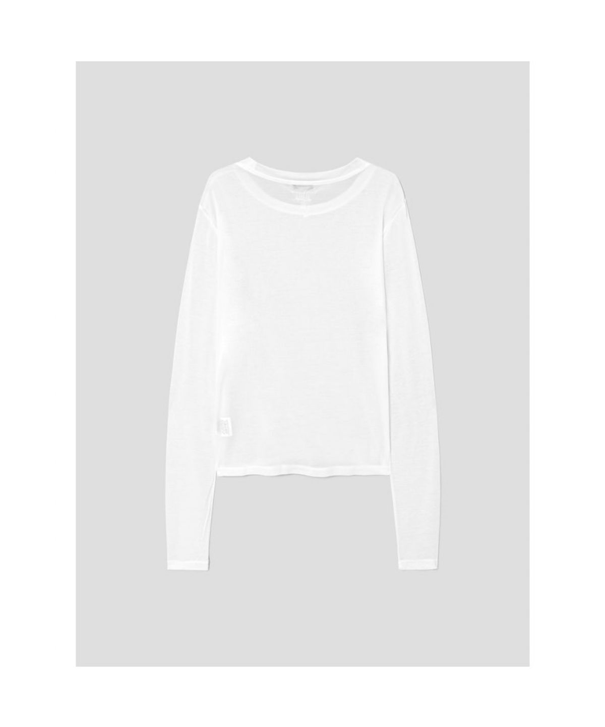 앙개(ANGGAE) Sheer TShirt  White