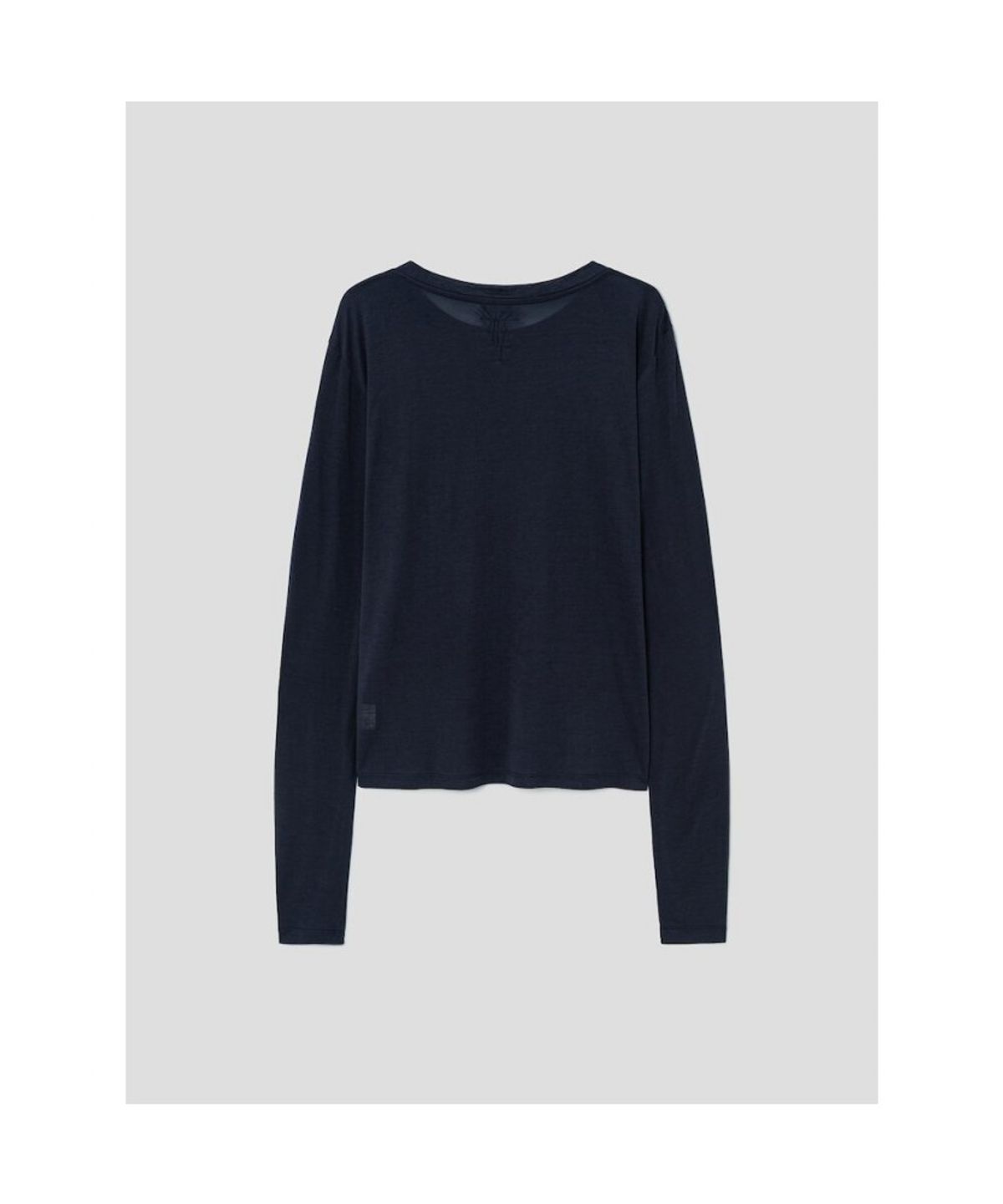 앙개(ANGGAE) Sheer TShirt  Navy