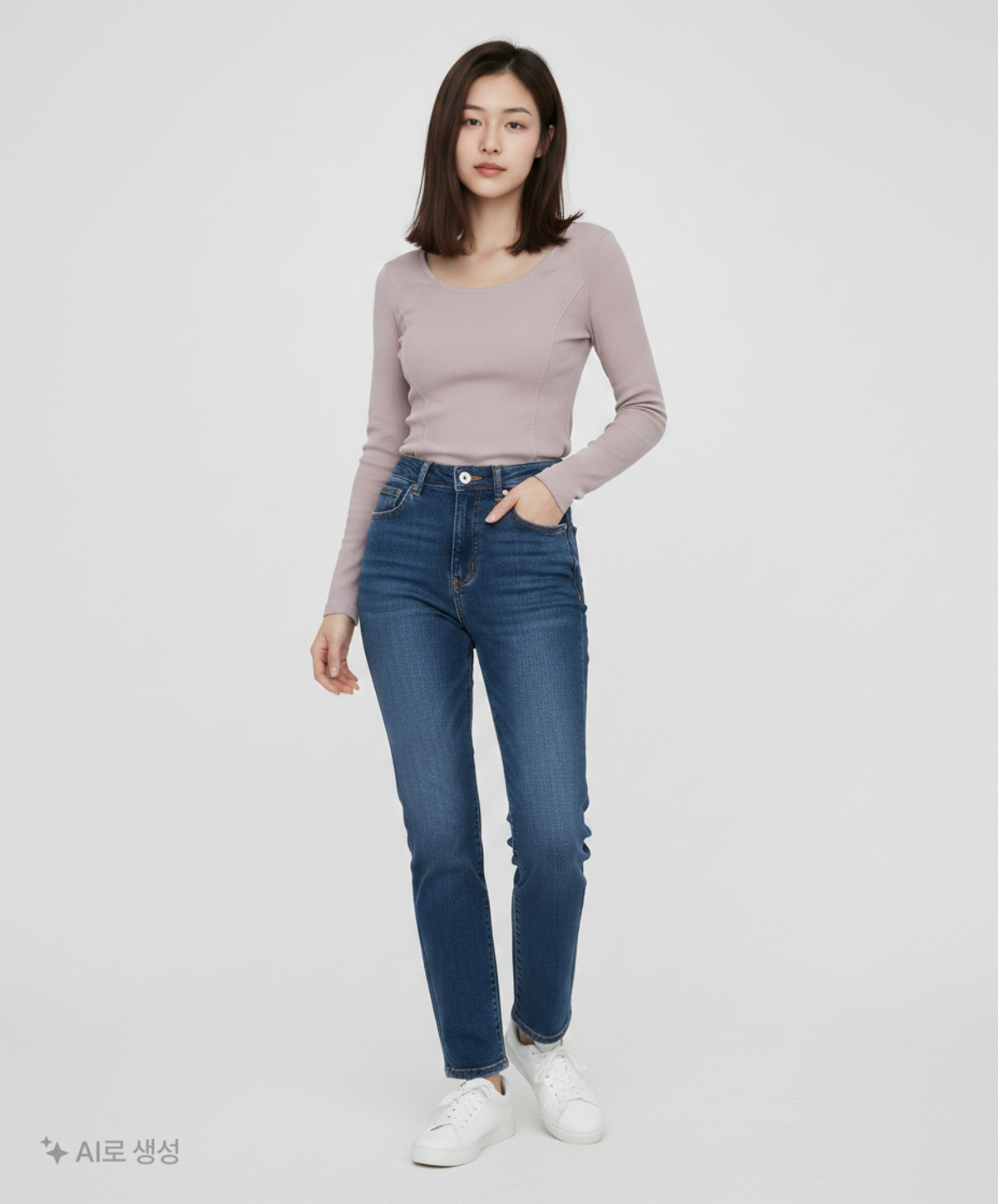 무신사 스탠다드(MUSINSA STANDARD) 긴소매 티셔츠 M