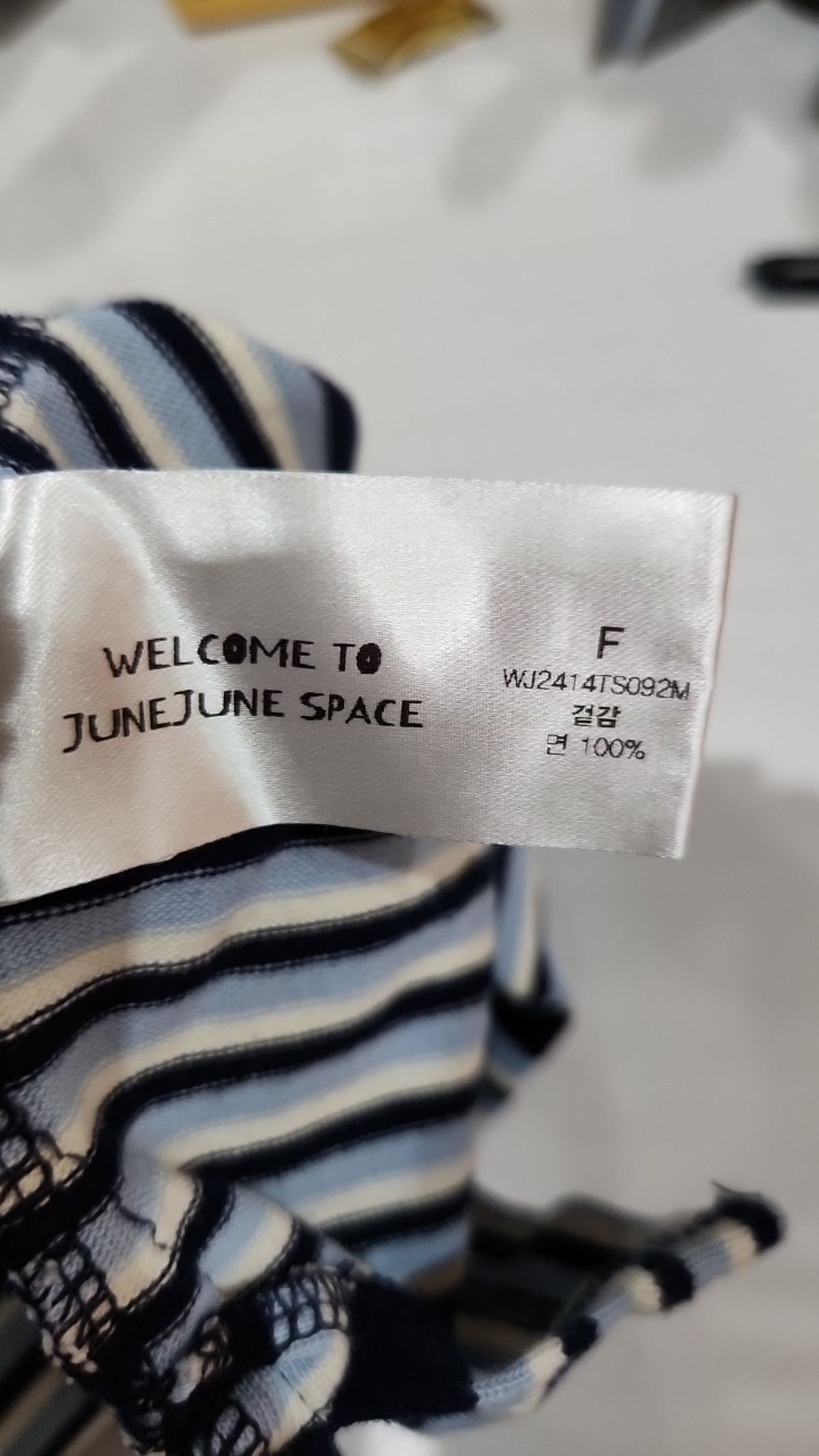 준준스페이스(JUNEJUNE SPACE) 피케/카라 티셔츠 FREE
